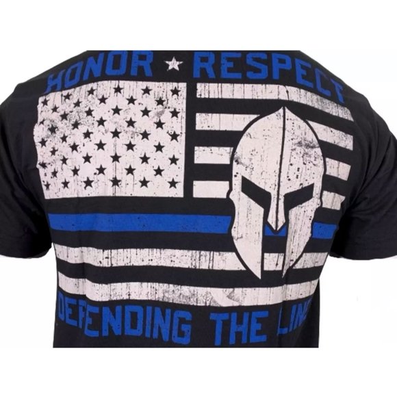 HOWITZER Clothing Men's T-Shirt S/S DEFEND THE LIN - Picture 7 of 8